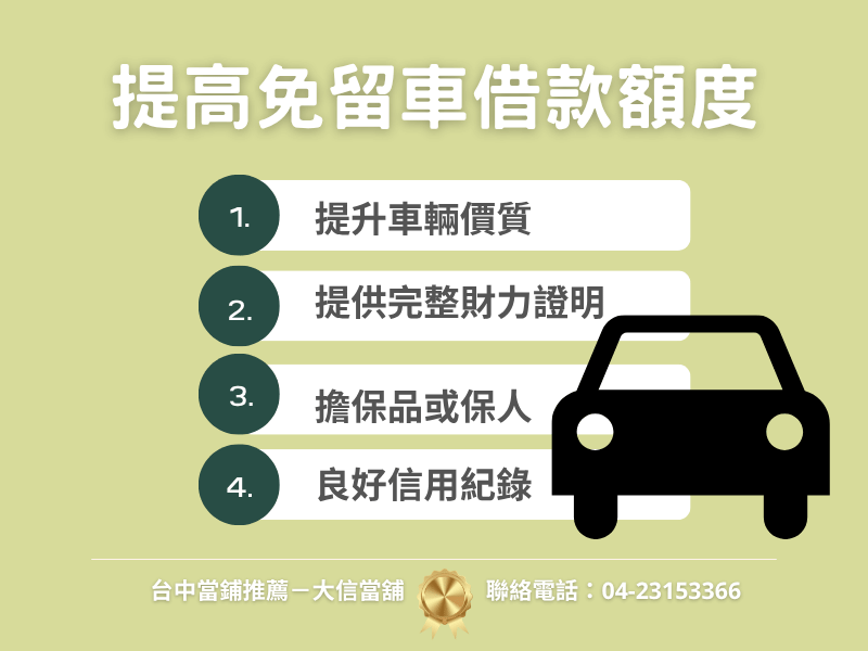 免留車借款額度